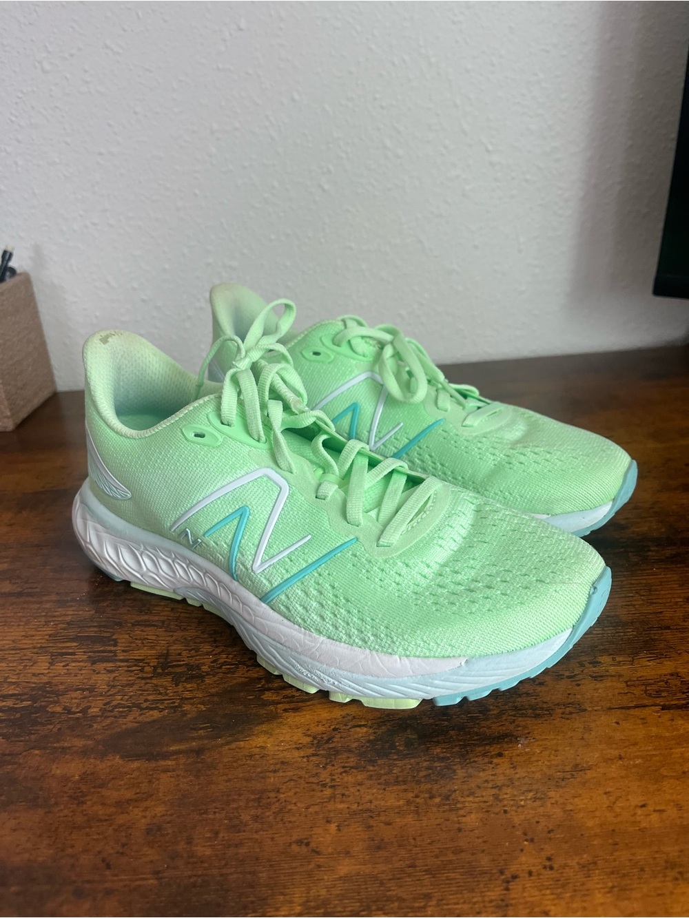 New Balance Women's Mint Green Athletic Running Shoes